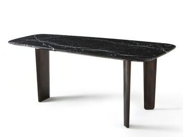 DOLMENA - Rectangular marble table by AMPM