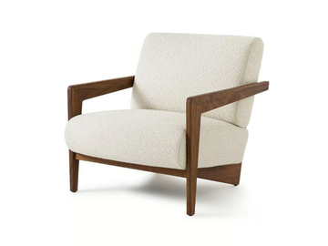 IZAG - Fabric armchair with armrests by AMPM
