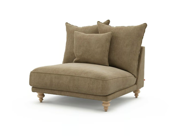 LAZARE - Velvet armchair by AMPM
