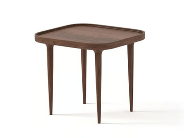 MAGOSIA - Square walnut coffee table by AMPM