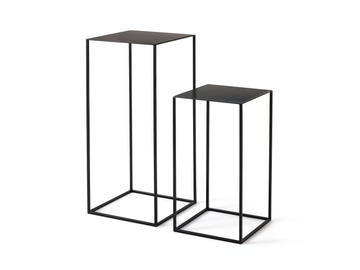 ROMY - Stackable square metal coffee table by AMPM
