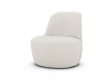 ROSEBURY - Swivel fabric easy chair by AMPM