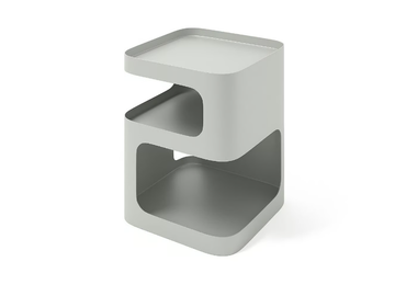 SANDOVAL - Square metal bedside table by AMPM