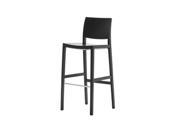 DUOS BQ2756 - High wooden barstool by Andreu World