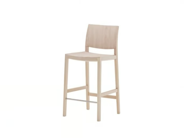 DUOS BQ2757 - High wooden stool by Andreu World
