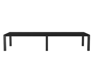 EXTRA CONFERENCE TABLE ME01336 - Rectangular aluminium and wood meeting table by Andreu World