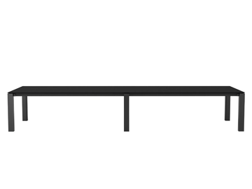EXTRA CONFERENCE TABLE ME01339 - Rectangular aluminium and wood meeting table by Andreu World