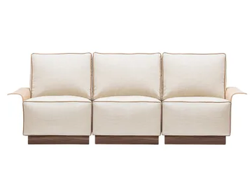 FOREST CLUB SF3032 - 3 seater fabric sofa by Andreu World