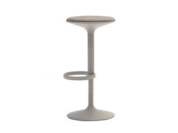 HULA BQ2795 - Aluminium barstool with footrest by Andreu World