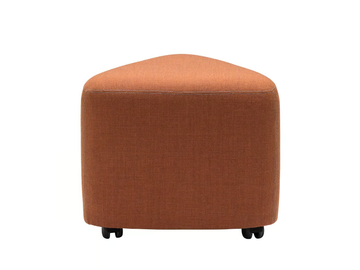 IN OUT OFFICE RS2262 - Fabric pouf with castors by Andreu World