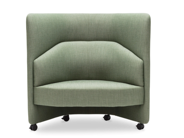 IN OUT OFFICE SF2250 - Upholstered fabric armchair high-back by Andreu World
