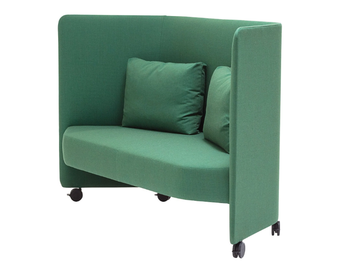 IN OUT OFFICE SF2252 - High-back fabric sofa by Andreu World