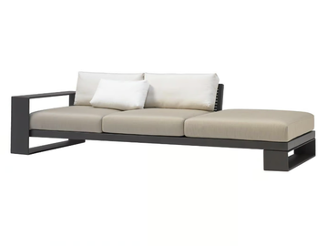 LANDSCAPE ALU SF4637 - 3 seater aluminium garden sofa by Andreu World