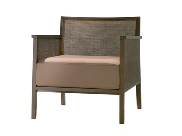 MANILA BU2031 - Beech armchair with armrests by Andreu World
