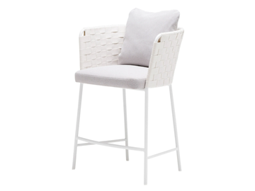 MARINA BQ0290 - High aluminium stool with footrest by Andreu World