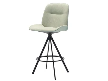 NUEZ BQ2768 - BQ2769 - Swivel upholstered barstool by Andreu World