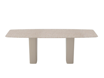 STATUS OUTDOOR ME18200/ME18204 - Garden table with thermo-polymer base by Andreu World