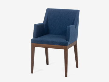 MALTA - Fabric chair with armrests by Anesis