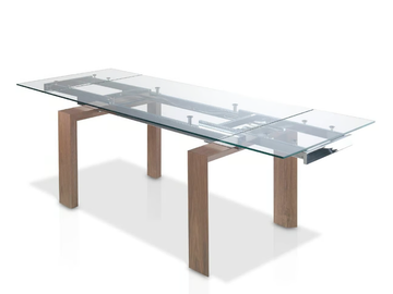 1007 - Extending rectangular glass table by Angel Cerdá