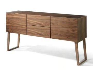 3077 - Walnut sideboard with drawers by Angel Cerdá
