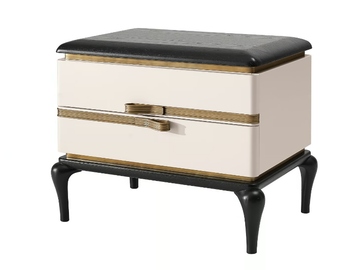 DILAN - Bedside table with drawers by A.R. Arredamenti