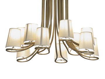 DILAN - Brass pendant lamp by A.R. Arredamenti