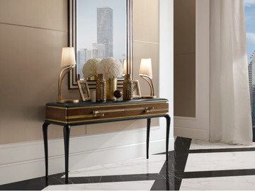 DILAN - Rectangular console table with drawers by A.R. Arredamenti