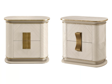 OLIVER - Bedside table with drawers by A.R. Arredamenti