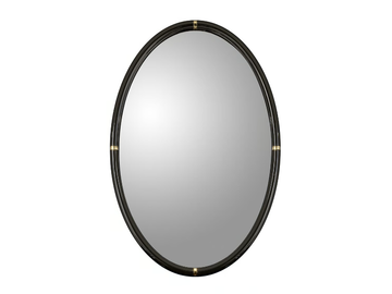VICTOR - Oval framed mirror by A.R. Arredamenti