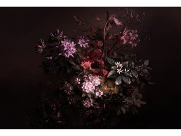 BOUQUET NOIR - Digital printing wallpaper with floral pattern by Architects Paper