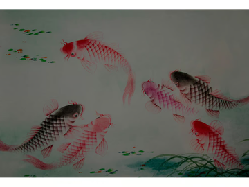 DANCING KOIS - Digital printing wallpaper by Architects Paper