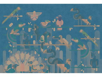 FLAMINGO - Digital printing wallpaper by Architects Paper