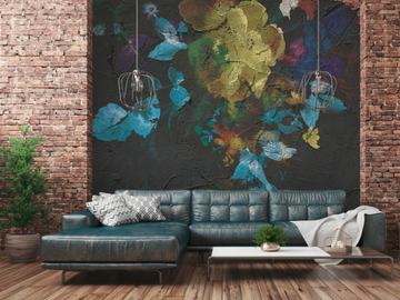 HANGING FLOWERS - Digital printing vinyl wallpaper by Architects Paper