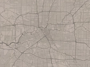 METROPOLITAN - Digital printing wallpaper with map by Architects Paper