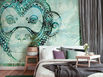 MONKEY PATTERN - Washable nonwoven wallpaper by Architects Paper