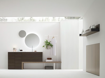 I_WASH - COMPOSITION 05 - Wooden laundry room cabinet by Arcom
