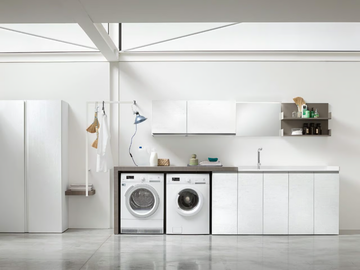 I_WASH - COMPOSITION 10 - Wooden laundry room cabinet by Arcom