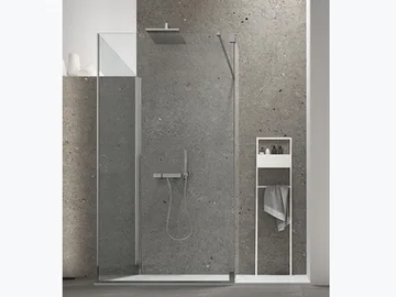 S6 - Rectangular corner Walk in shower by Arcom