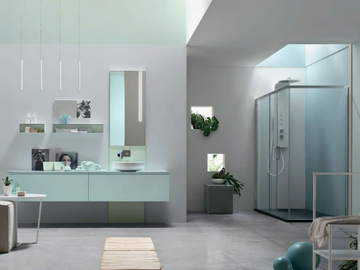 SOUL - COMPOSITION 10 - Lacquered single vanity unit by Arcom