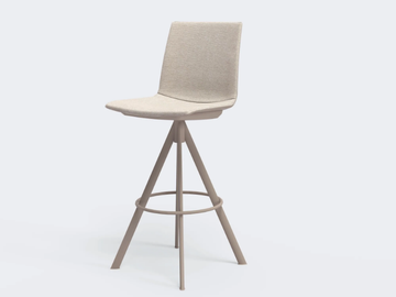 AIRA - Trestle-based office stool by Ares Line