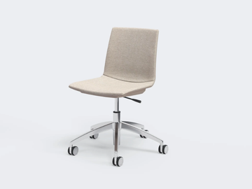 AIRA - Upholstered chair with 5-spoke base by Ares Line