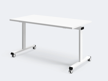 HIP-UP T - Workstation desk with flip-top by Ares Line