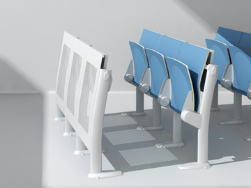 OMNIA EVOLUTION - Bench desk with integrated chairs by Ares Line