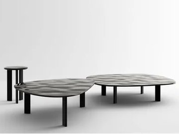 MAREA - Glass coffee table by Arflex