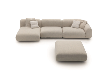 TOKIO - Modular fabric sofa by Arflex