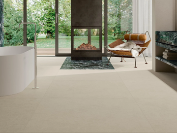 BALANCE - IVORY - Porcelain stoneware wall/floor slabs with resin effect by ARIOSTEA