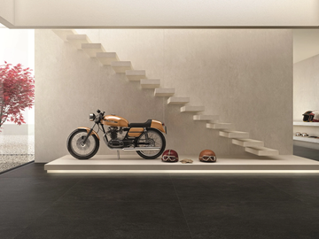 ULTRA iCementi - GRAPHITE - Porcelain stoneware flooring with concrete effect by ARIOSTEA