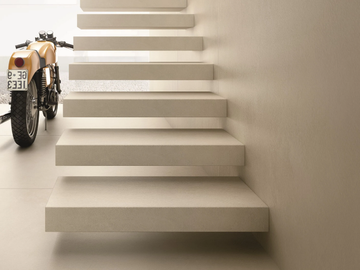 ULTRA iCementi - SILVER - Porcelain stoneware flooring with concrete effect by ARIOSTEA