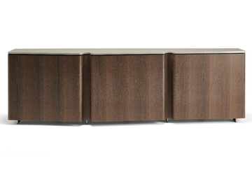 BOLIDE - Wooden sideboard with doors by Arketipo