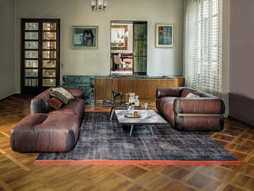 LOTUS - Sectional fabric sofa by Arketipo